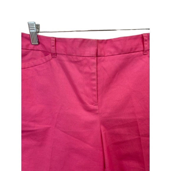 Charter Club Pant Shop Pink Bermuda Stretch Shorts Size 10 - Picture 2 of 4